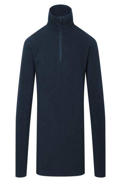 F409 Eco Zip Neck Fleece