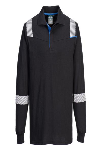 FR711 WX3 Modaflame Knit Flame Resistant L/S Polo Shirt