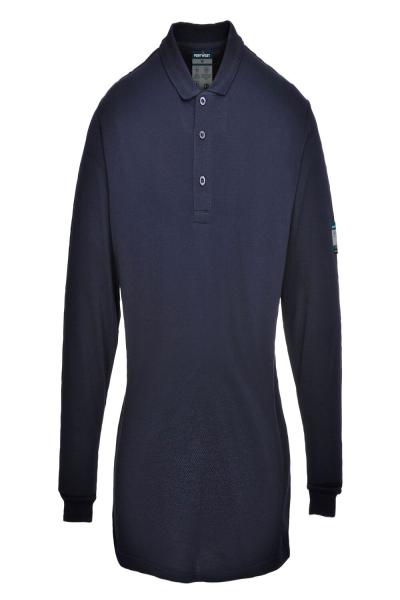 FR758 Ladies Modaflame Knit FR L/S Polo Shirt